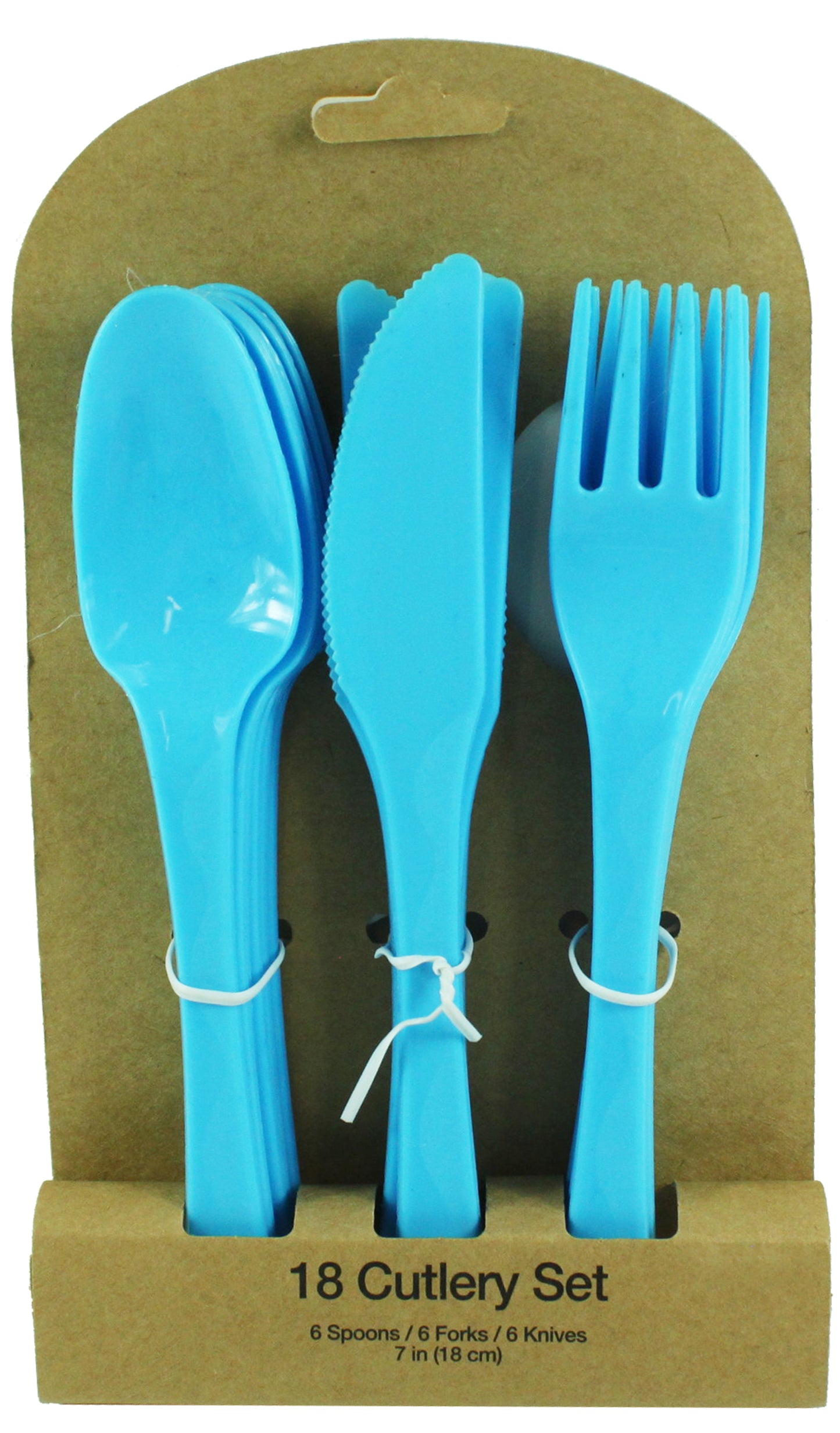 4536 - 18 pc Cutlery Set Blue Heavy - |DVD#6|