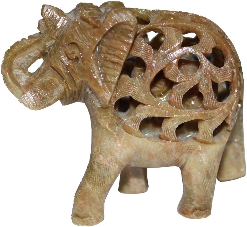 4540 - 3" Light Stone Elephant - Baby - |Z-17|