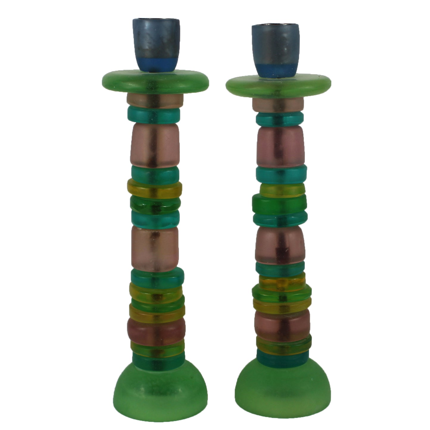 475 - 11" Pastel Candle Sticks Pair - |2-2|