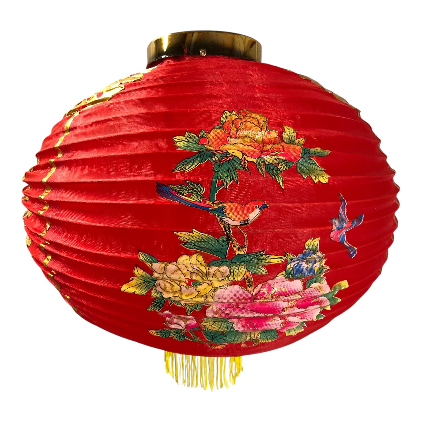 4870 - Paper Lantern Red w/Fish Tassel - |W-15||Garage|