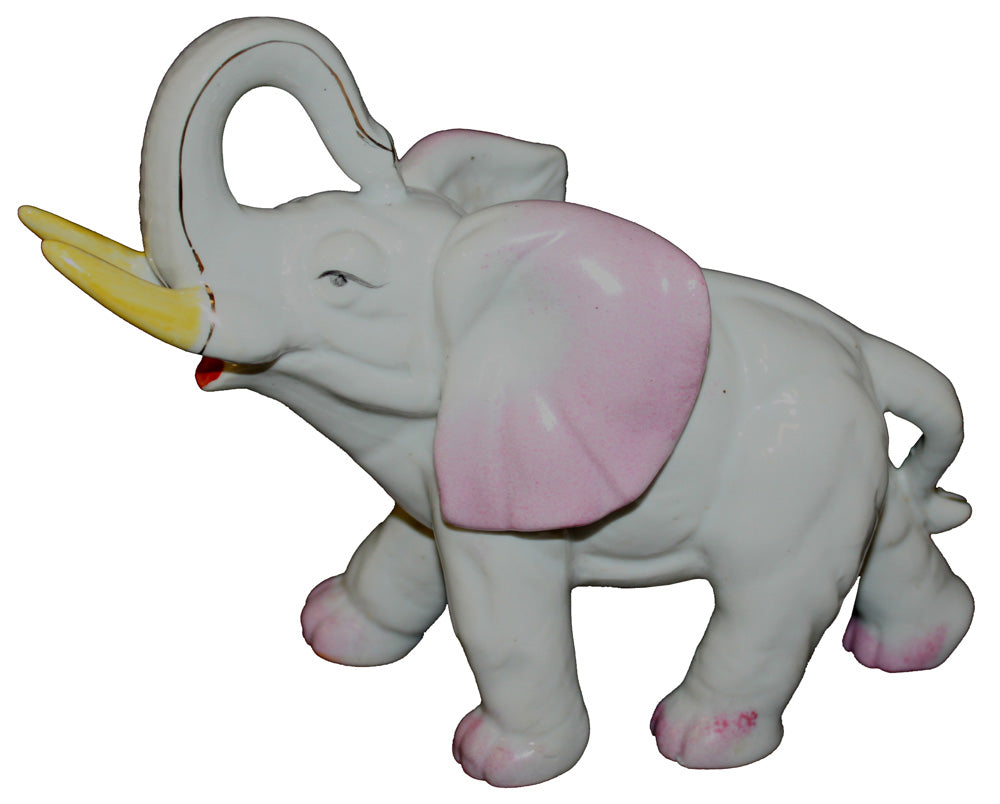 4883 - 7" White Pearl Elephant - |Z-22|