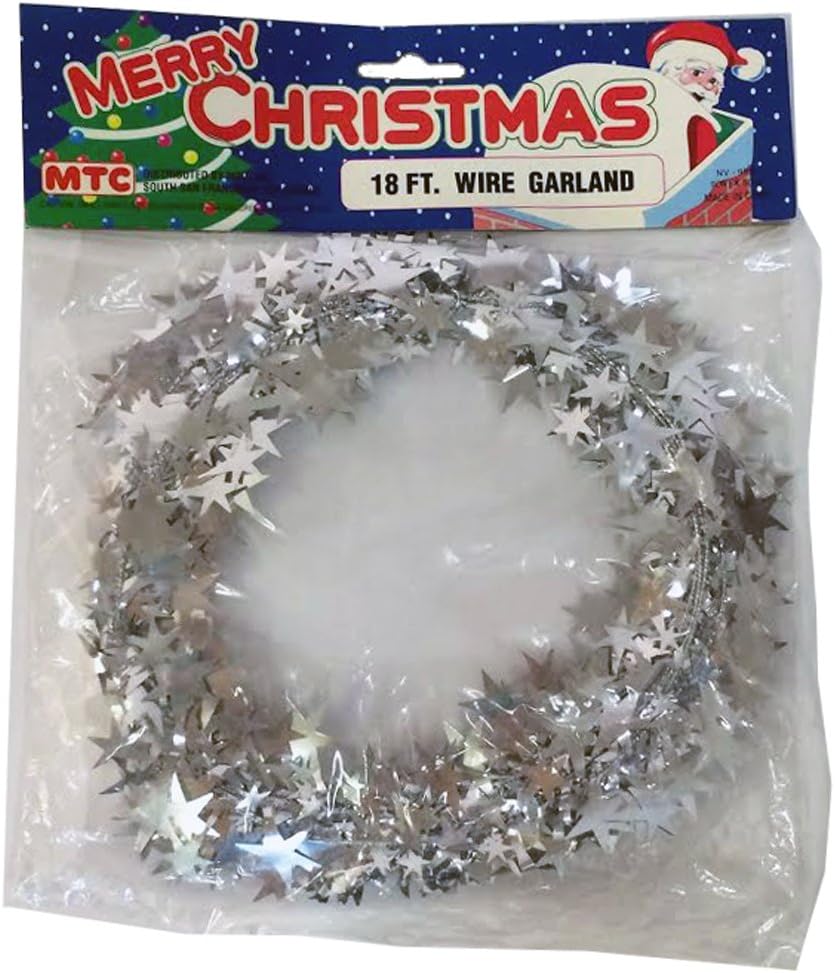 4912 - Asst Silver Xmas Wire Garland - |Cub 44 Top|