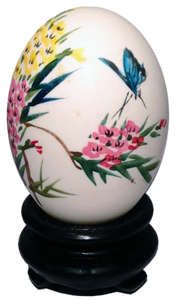 4919 - 3" Real Eggshell - Blue Butterfly - |7-14|