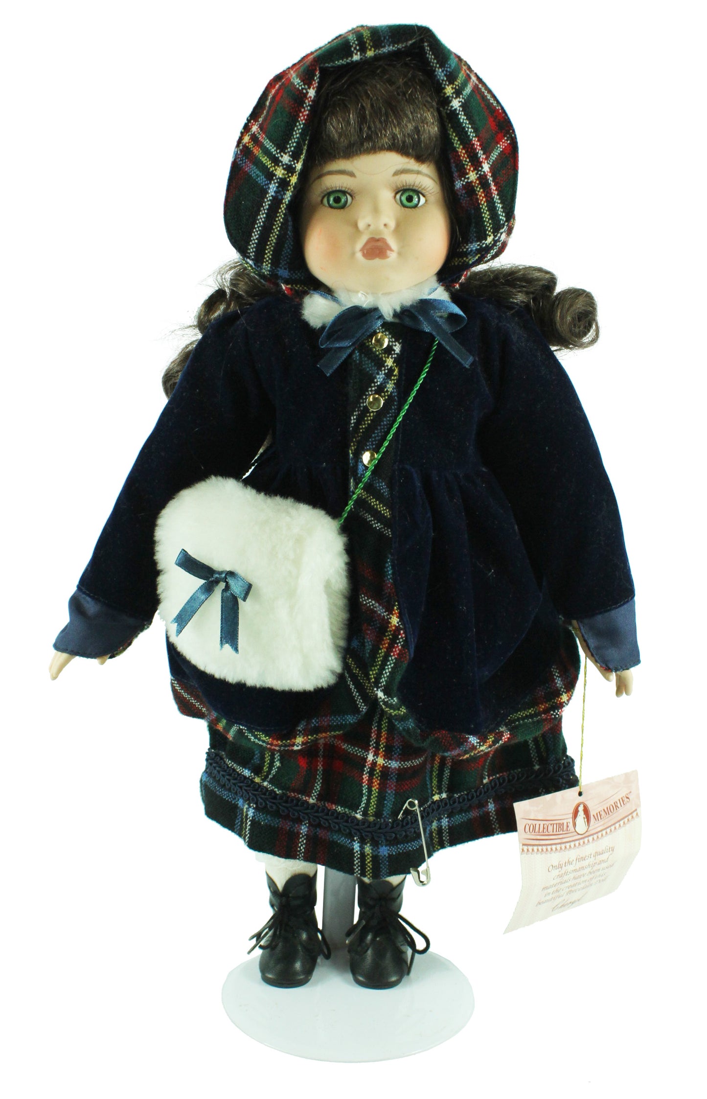4993 - 16" Girl Doll - Blue Coat - |X-66|