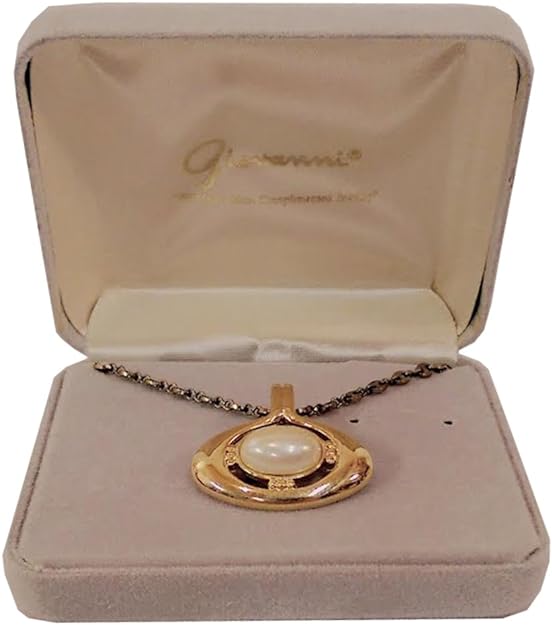 5012 - Pearl Necklace Gold w/Chain - |Clear-203|