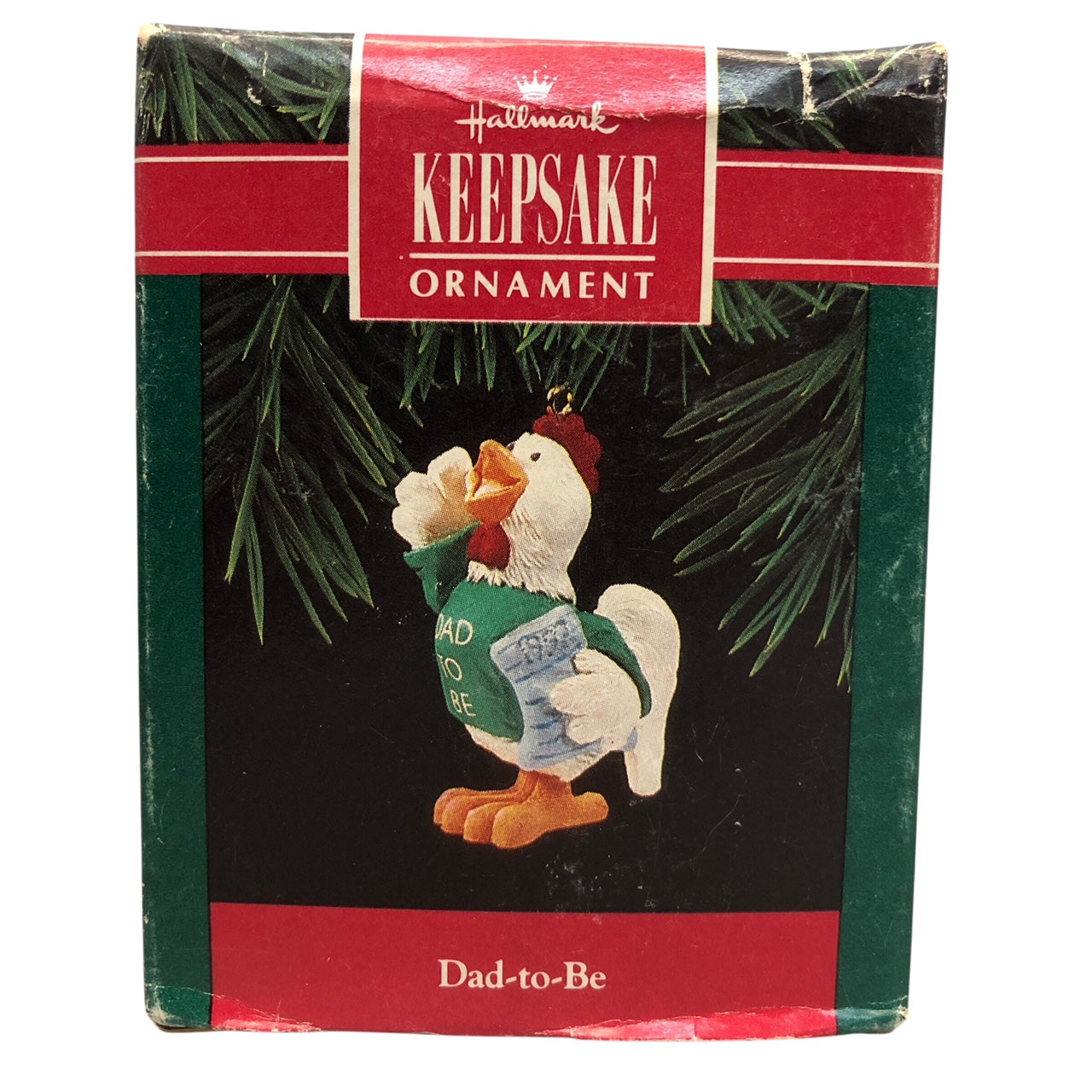 5051 - Set of 4 Hallmark Keepsake Mom and Dad To Be Ornaments (Christmas Tree) |