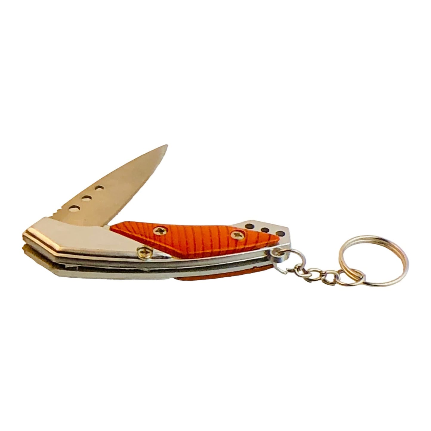 515 - Orange 3 Hole Knife Keychain - |DVD-40|