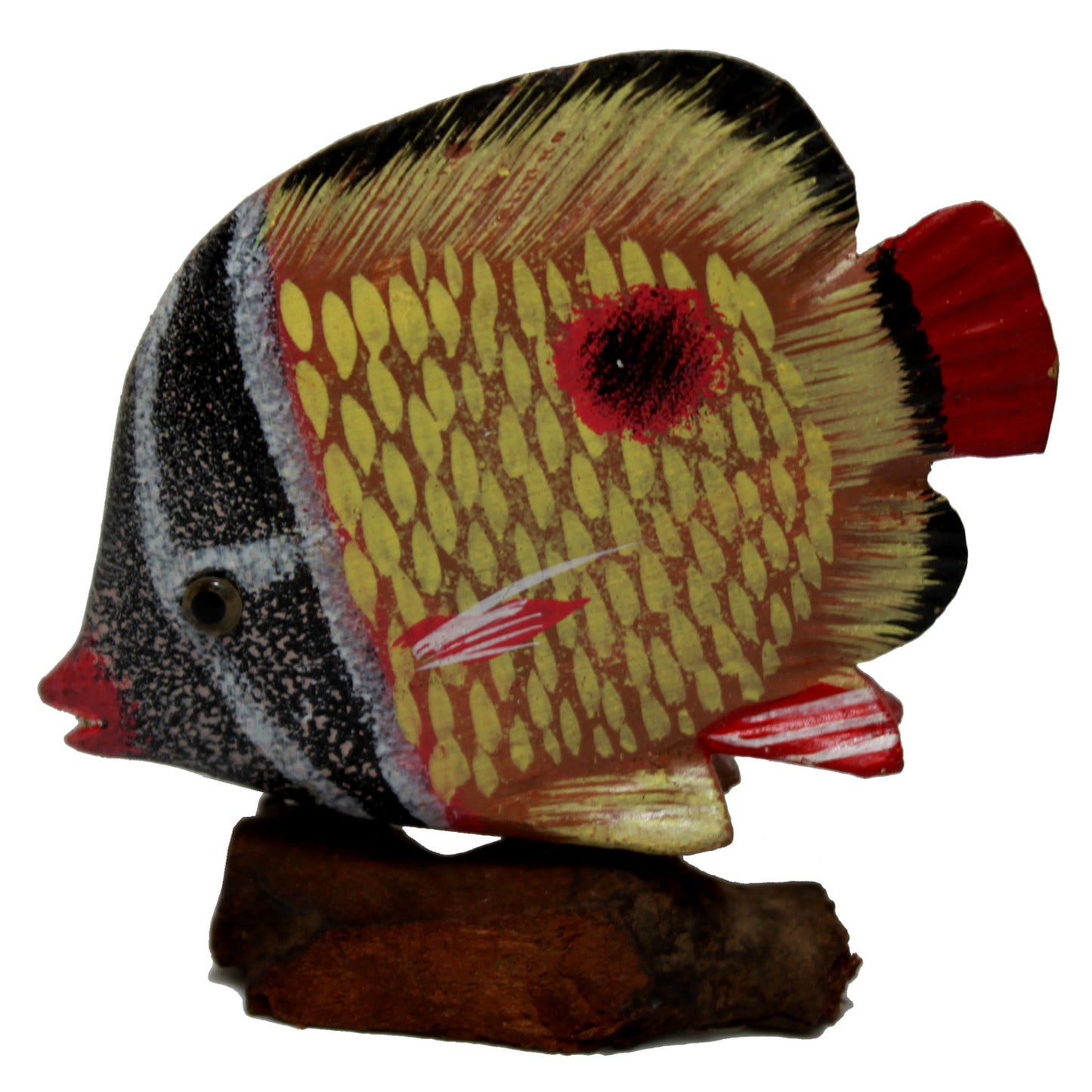 5224 - 4" Yellow Atlantis Fish - |Z-78|