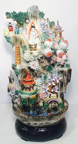 5273 - 24" Color Village Fountain - |Bu-Floor|