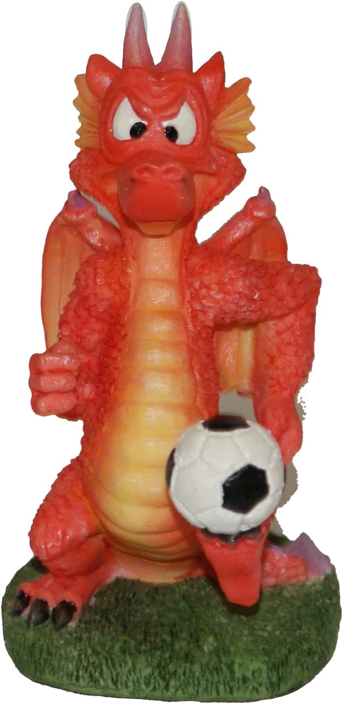 5292 - 4" Red Dragon with Soccer Ball - |Z-53|