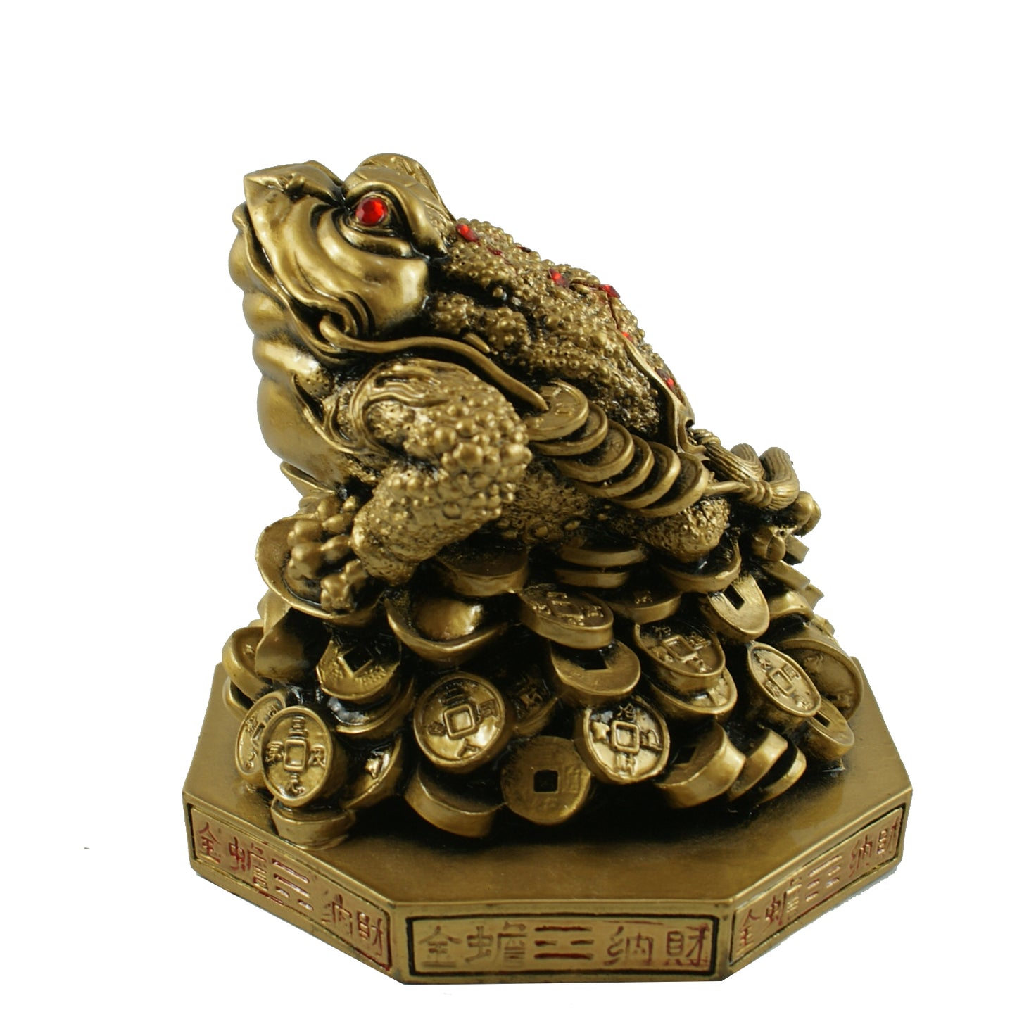 5386 - 7" Gold Money Frog - Octagon - |Store 6|