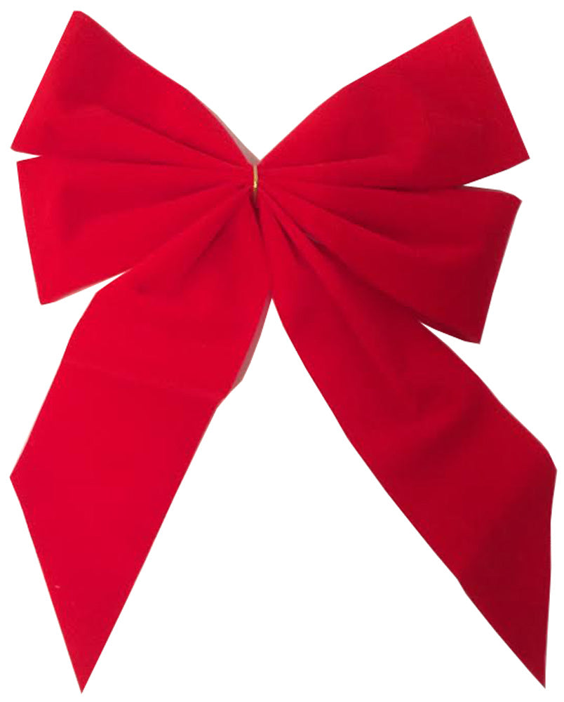 5417 - Large Red Velvet Xmas Bow - |Cub 44 Top|