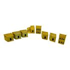 5483 - 8 pc Yellow Sand Garden Houses - |H-38|