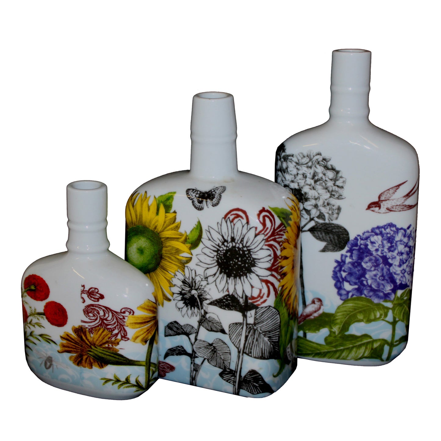 5485 - Set of 3 Rosanna Painted Jars - |3-8|