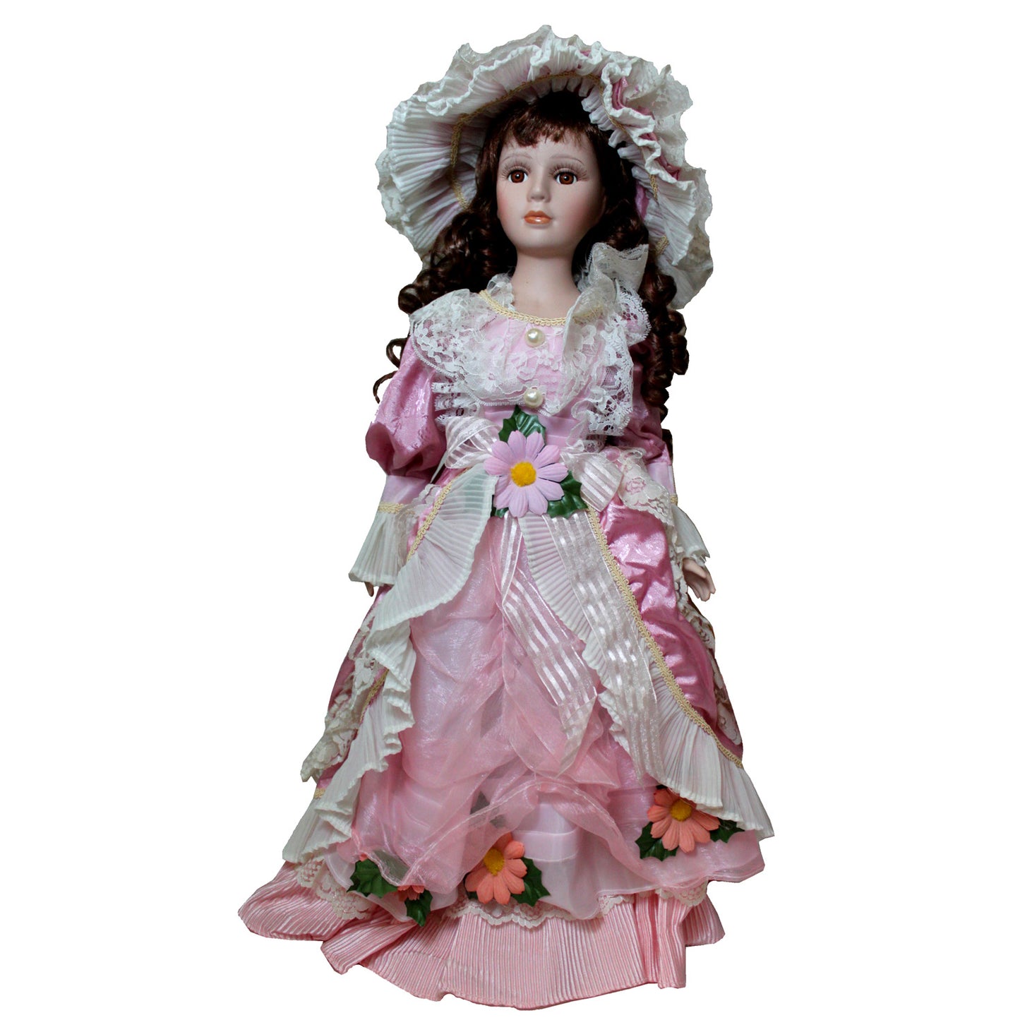 5522 - 21" Girl Doll - Pink Dress - |X-69|