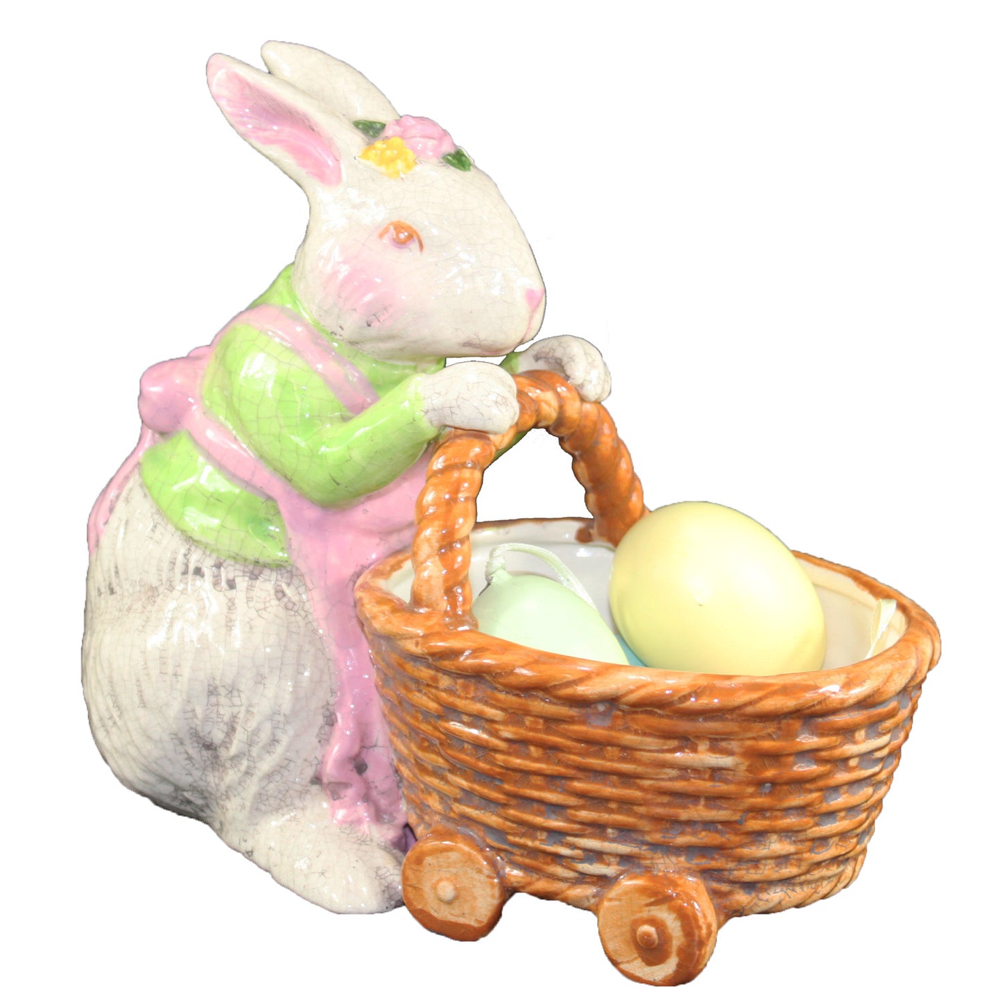 5532 - 8" Rabbit - Basket of Eggs - |Z-55|