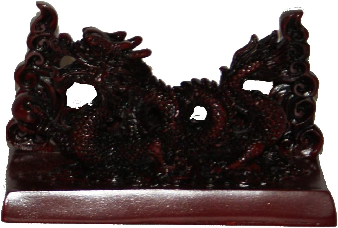 5565 - 4" Red Dragon Card Holder - |3-14|