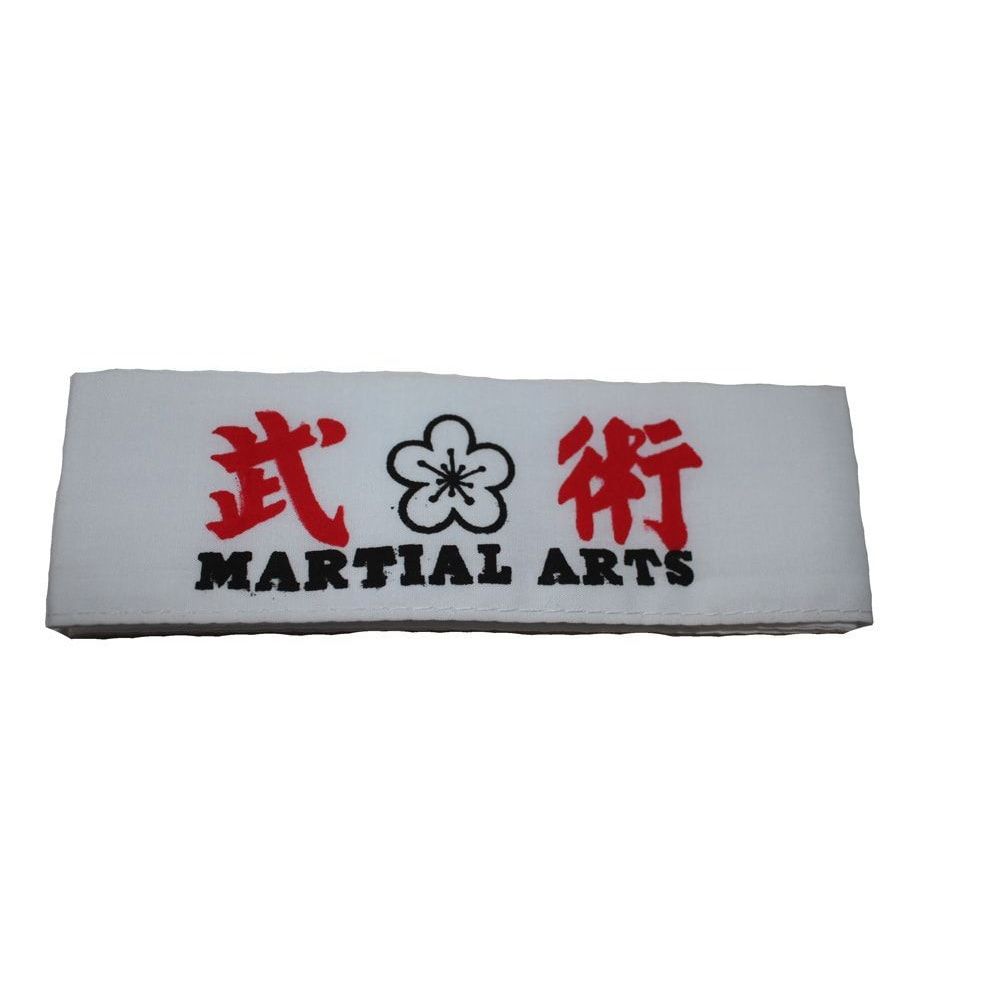 55 - Headband Martial Arts White - |S-1|