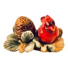 563 - Exquisite Pinecone and Cardinal Salt and Pepper Set for Home Decor, Holiday Gifts, and Collectibles with Free Shipping |H-53|