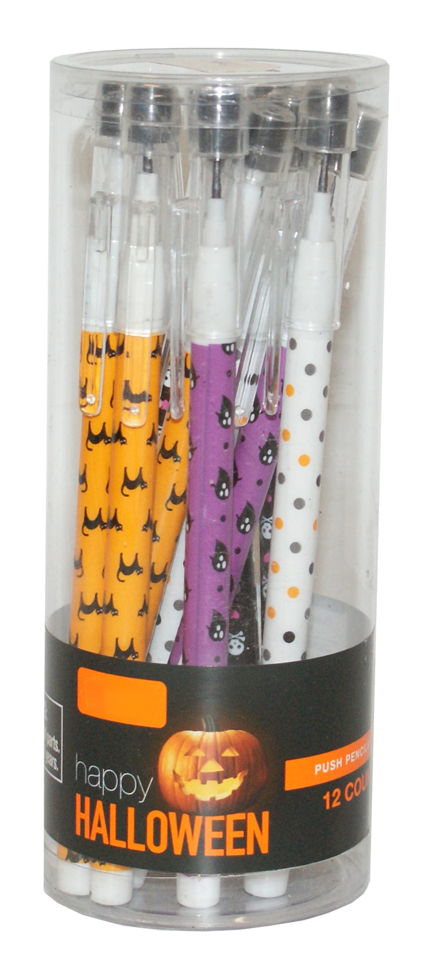 5661 - 12 Halloween Push Pencils - |BS-29|