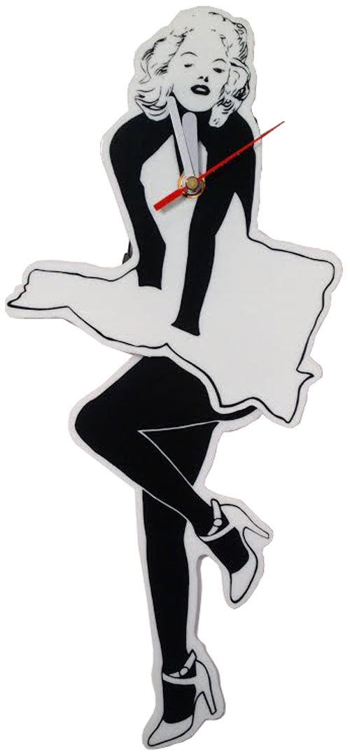 5759 - White Pendulum - Marilyn (SM) Clock - |F-29|