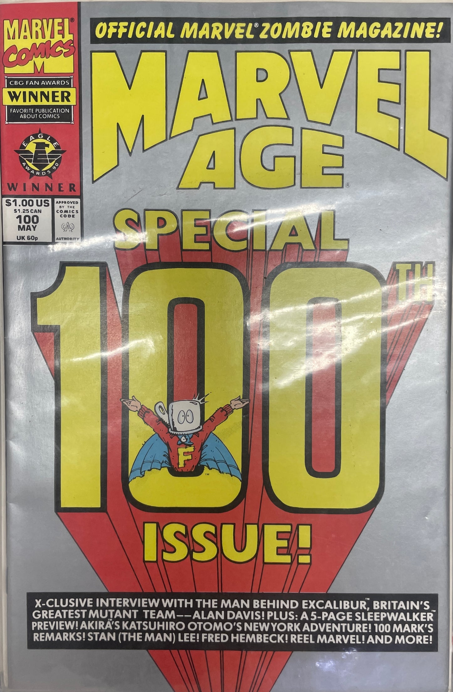 48073 - Marvel Age 100th Issue Comic Book |TBD|