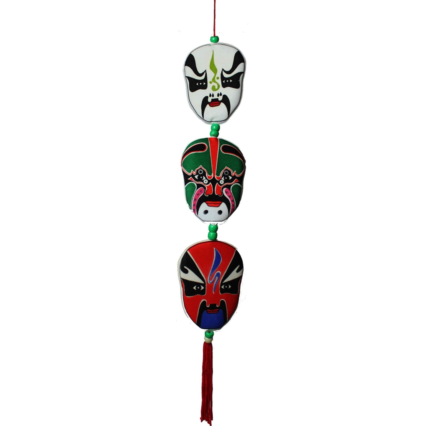 579 - Fabric Hanger Mask Lucky Set of 3 - |4-4|