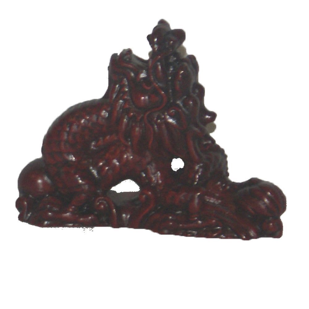 581 - 2.5" Vintage Chinese Red Dragon - Sky Roar - |Z-37|