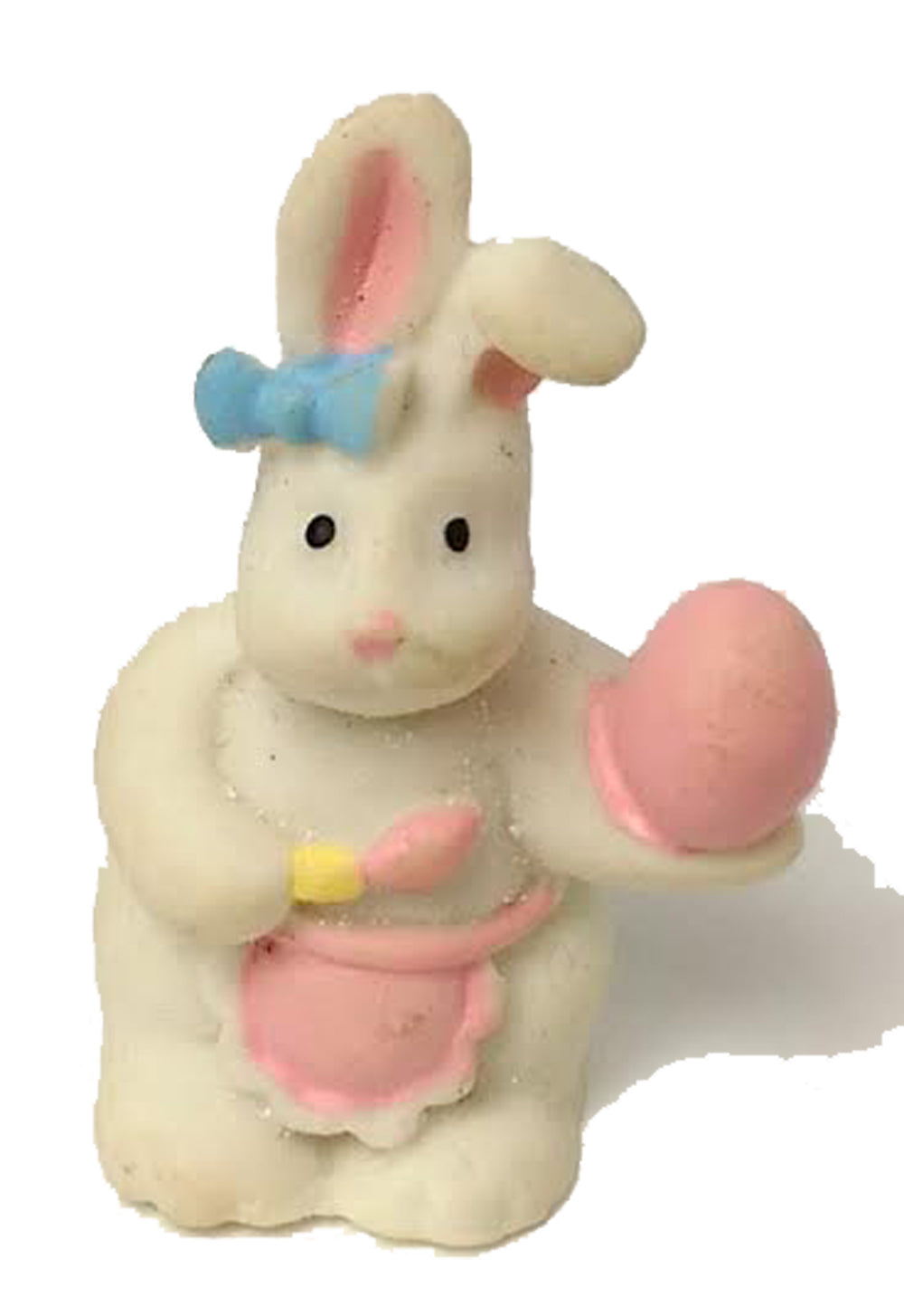 5828 - 1" White Bunny Rabbit - |Apron-Z-30|