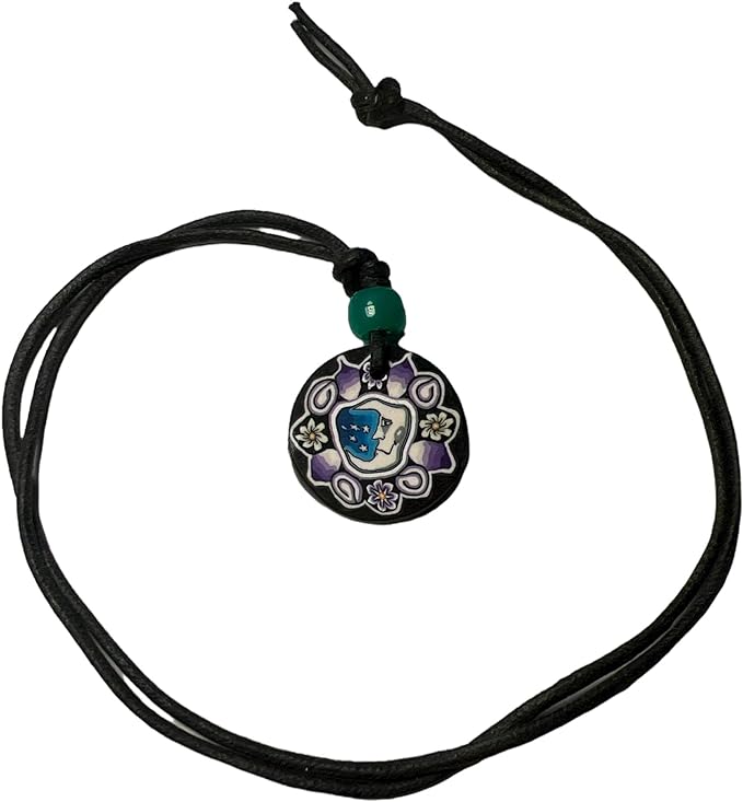 5835 - Necklace White Moon Claymatic - |Clear-92|