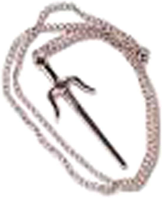 5843 - Necklace Sai Chrome on Chain - |Clear-64-67|