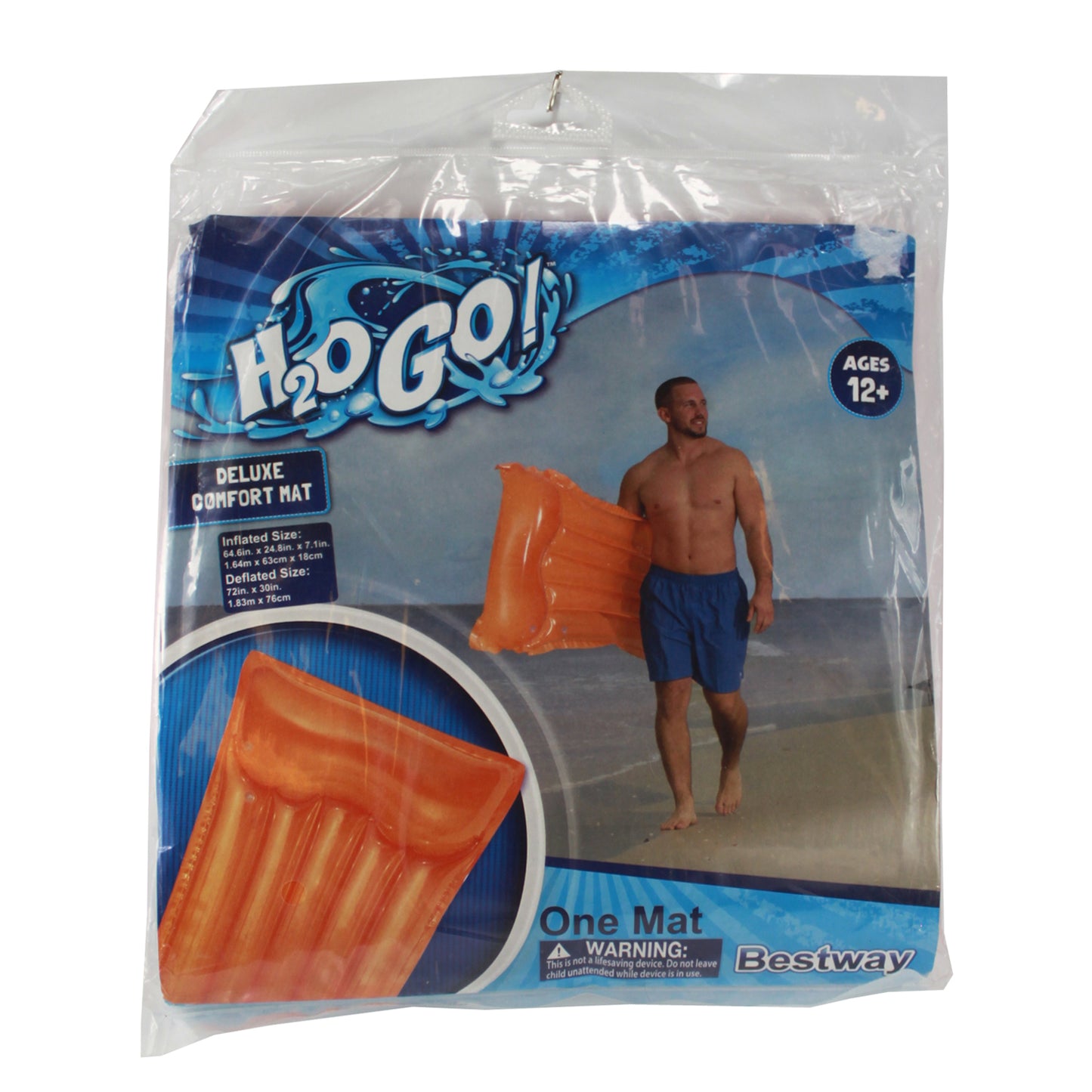 5845 - Deluxe Comfort Float Mat Orange 64" x 24.8" x 7" |TBD|
