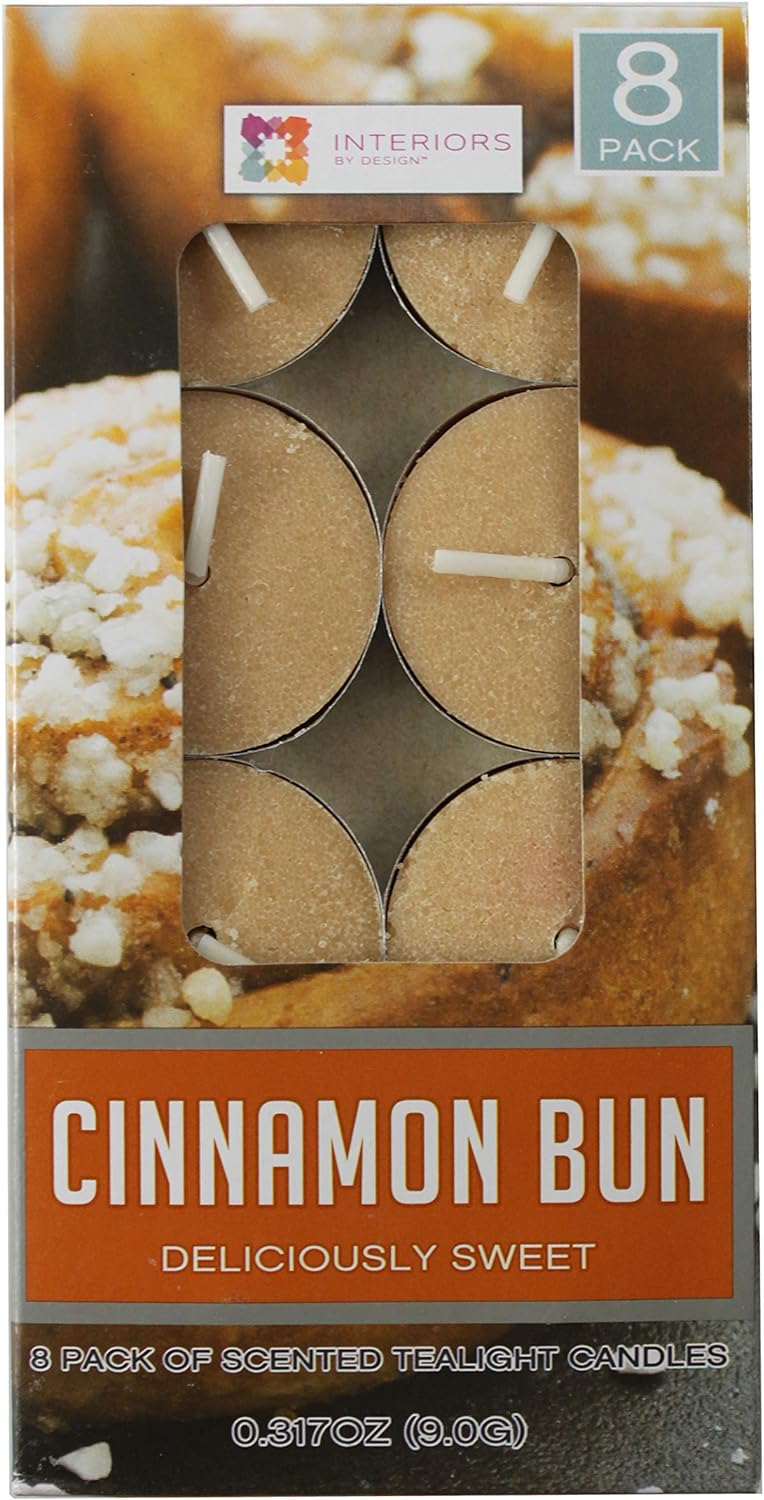 5906 - Cinnamon Bun 8 pk Tealights-Set of 7 Packs - |Scent 35|