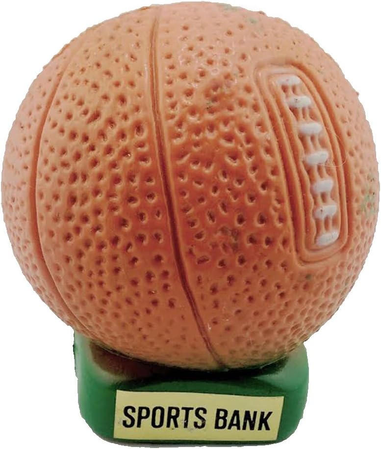 5975 - 4" Plastic Basketball Bank - |R-19|