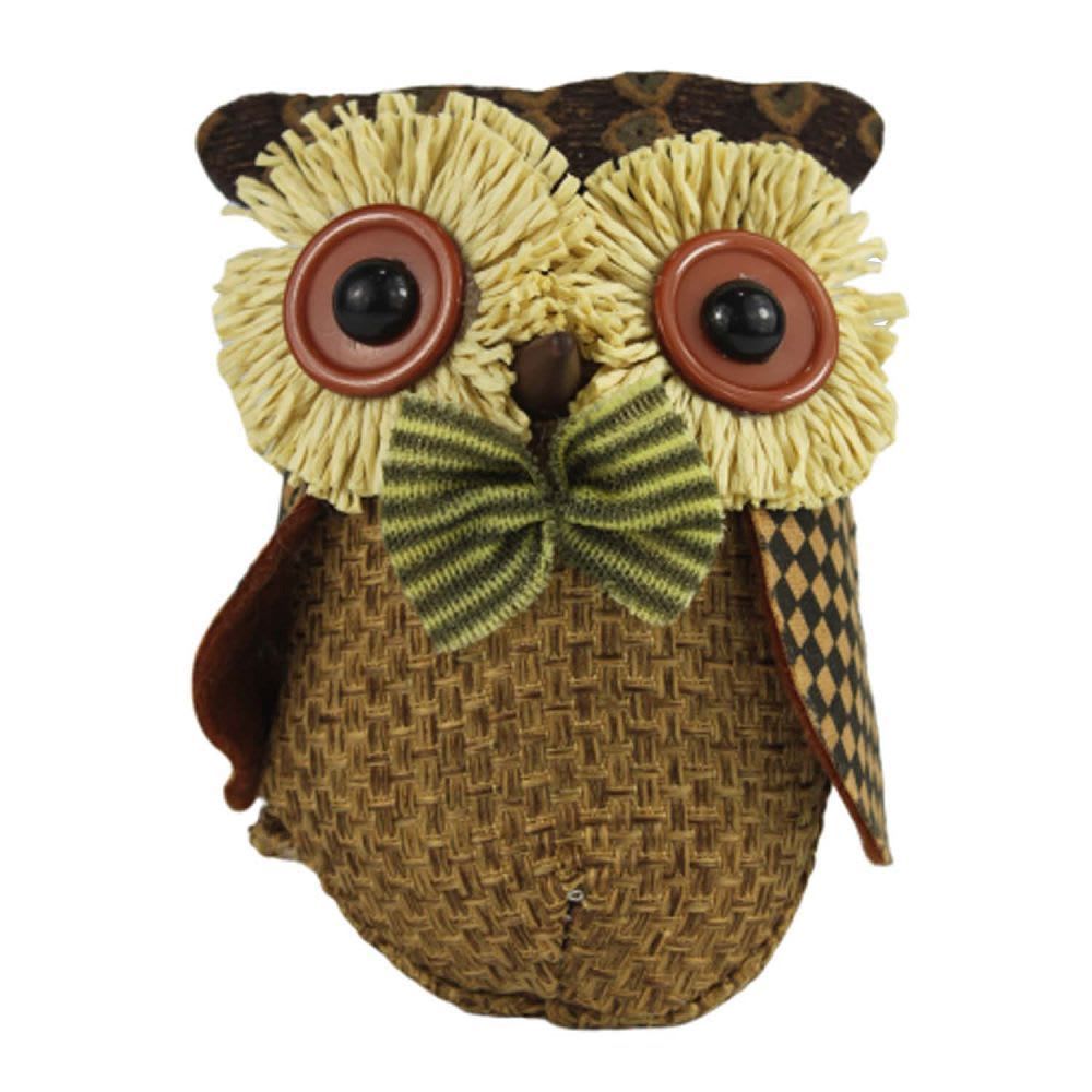 59 - 4.25" Fabric Owl - |2-16|