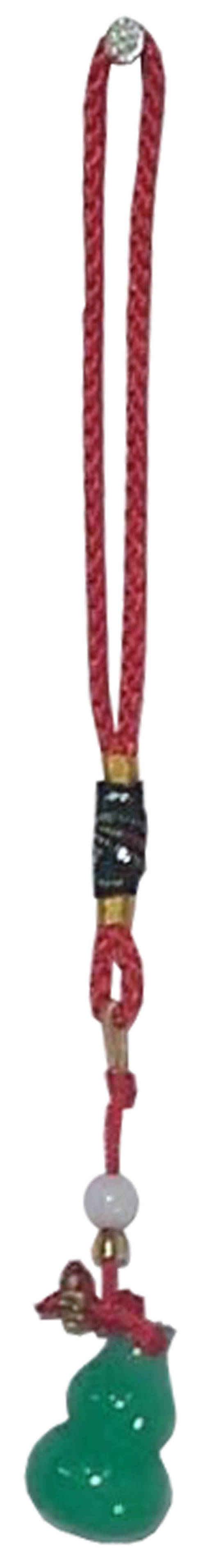 6174 - Green Jade Bag of Wishes Charm - |Clear-142|