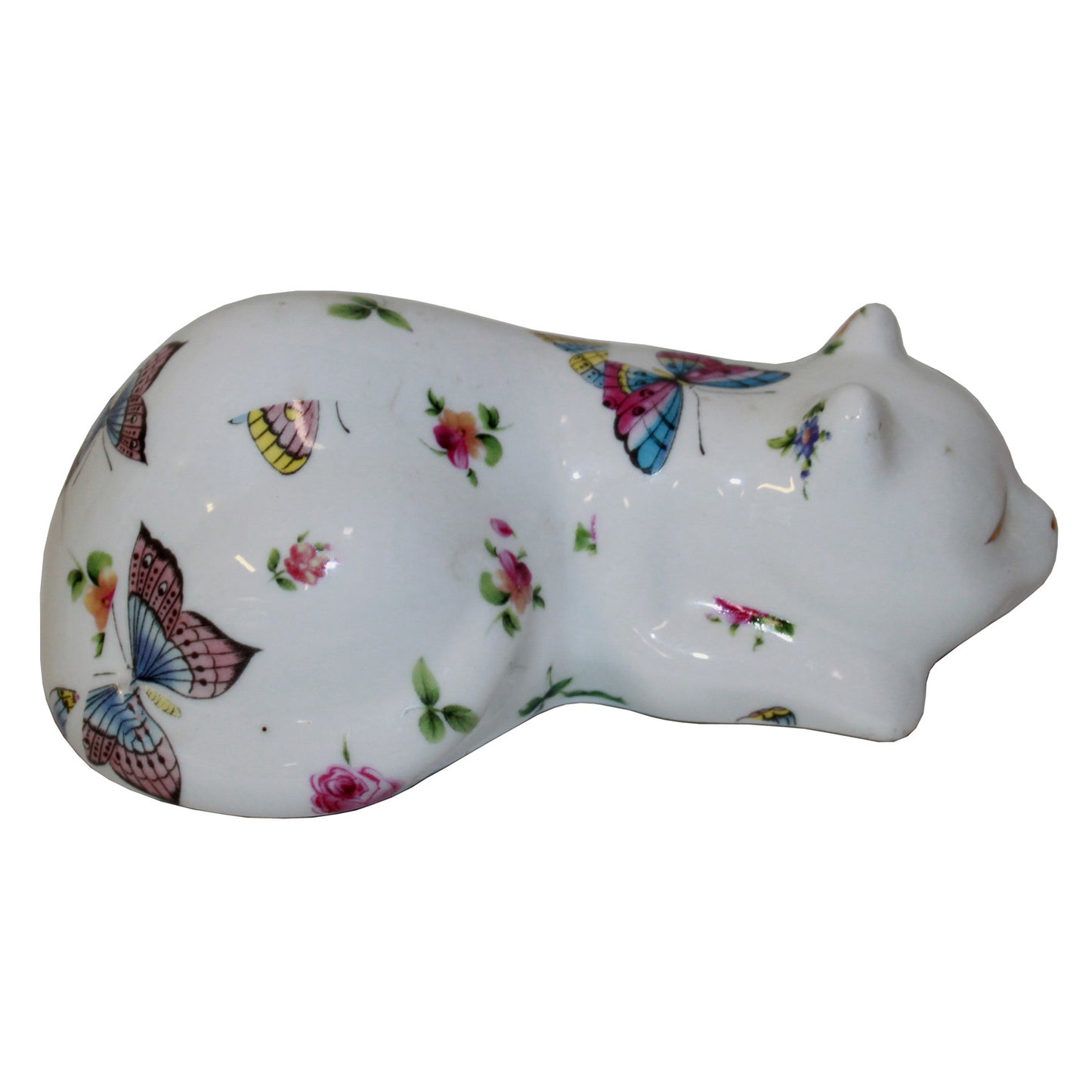 6190 - 7" White Cat - Butterflies - |IT Z|