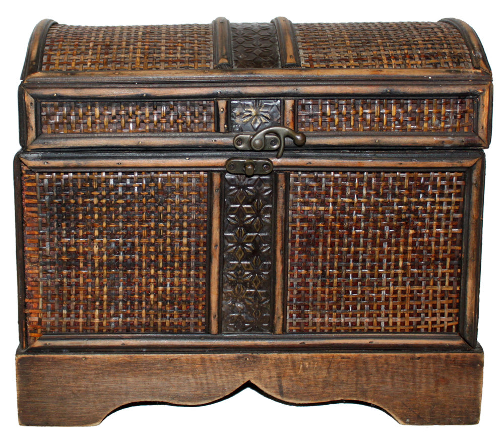 6214 - 12x10x8 Wooden Chest - |3-2||Randy's Desk|