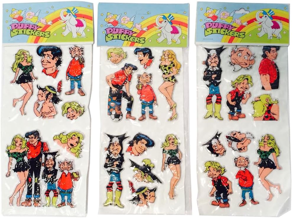6233 - Lil Abner Puffy Stickers Asst - |S-10 Garage|