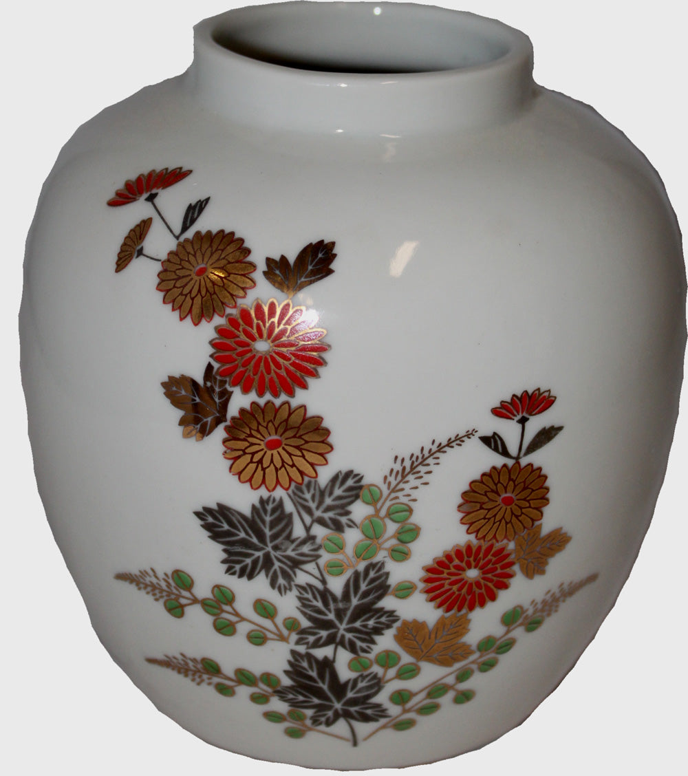 6328 - White Ginger Jar 6.5" |15-34|