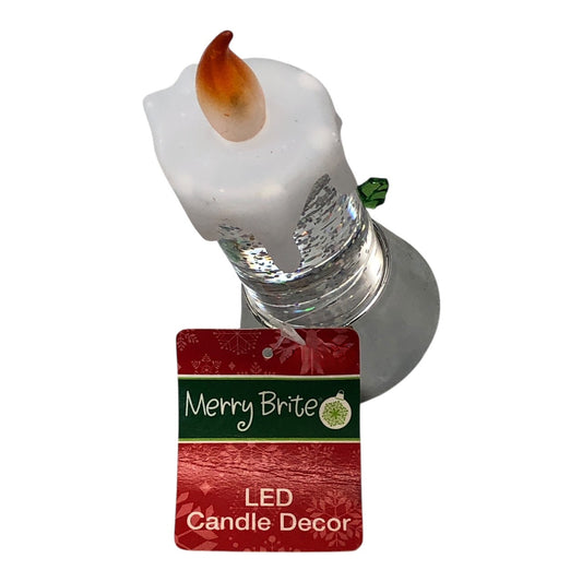 6357 - LED Candle Snow Globe 5" |Pod 2-43|
