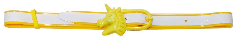 63 - Yellow Unicorn Kids Charmy Belt - |R-15 Garage|