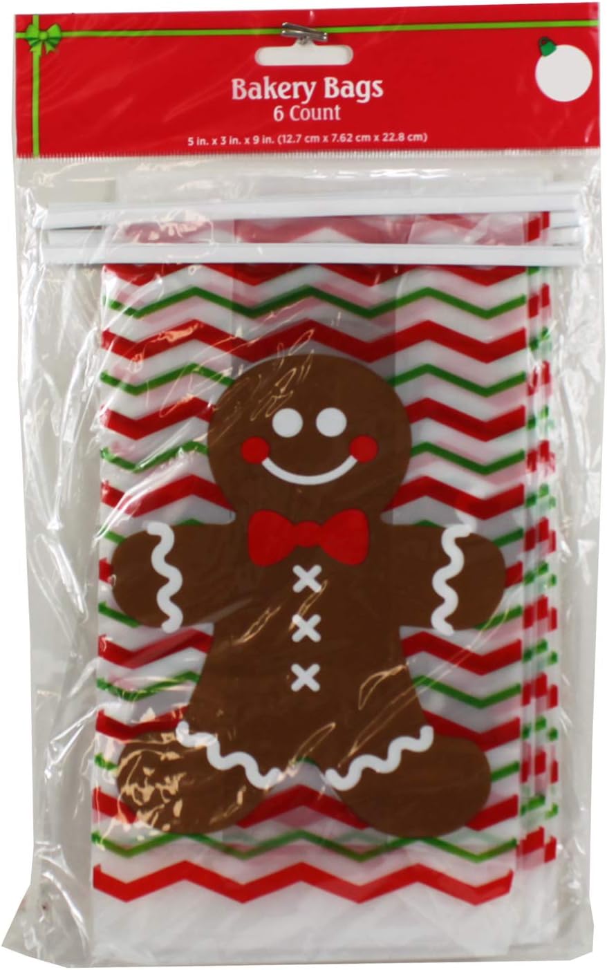 6654 - Gingerbread Bakery Bags 6 Ct - |DVD #6|