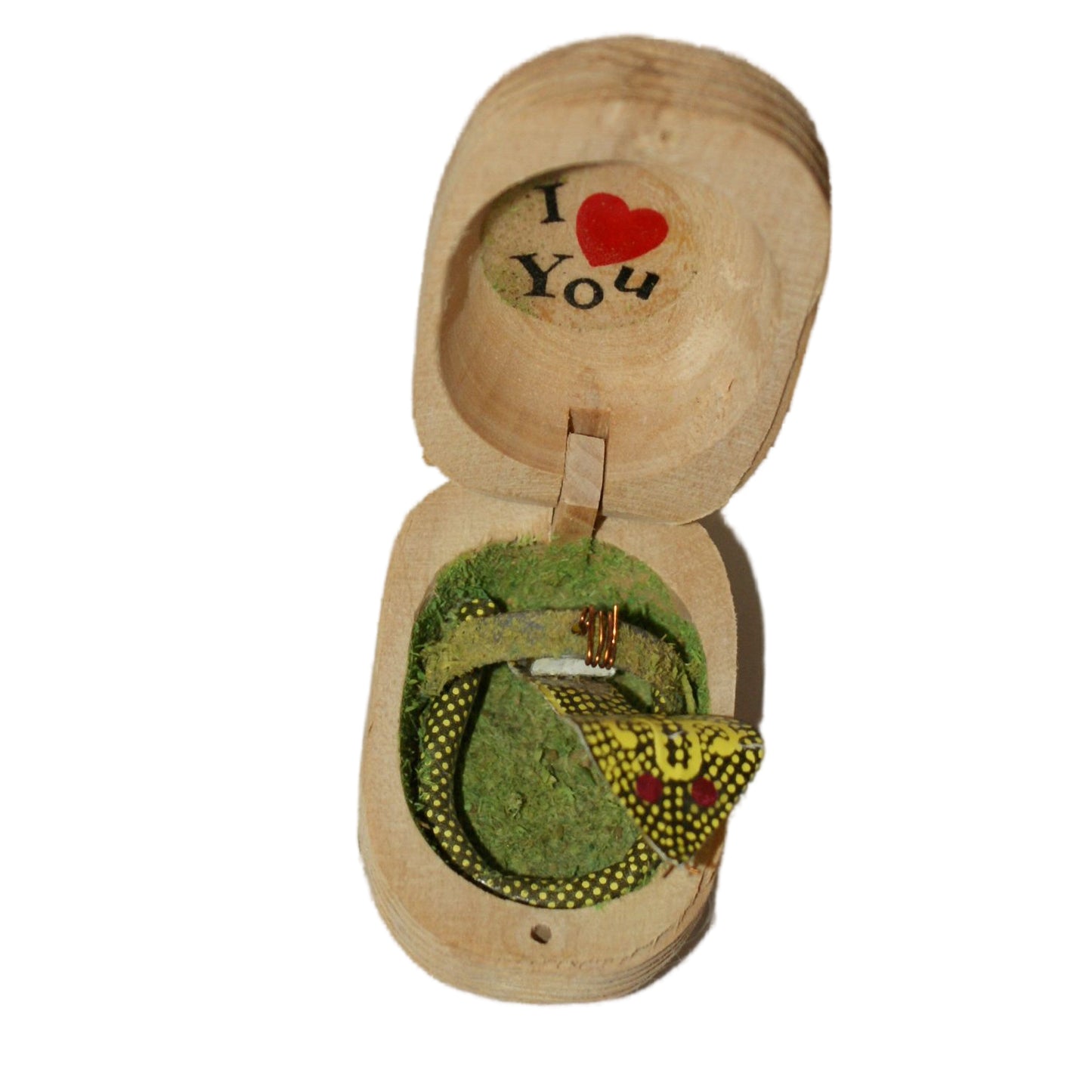 6742 - Yellow Snake Nut Box - |Z-39|