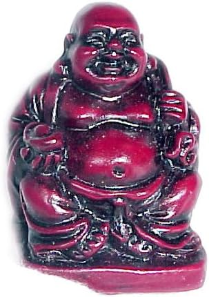 675 - 2" Seated Red Buddha with Ball - |X-30|