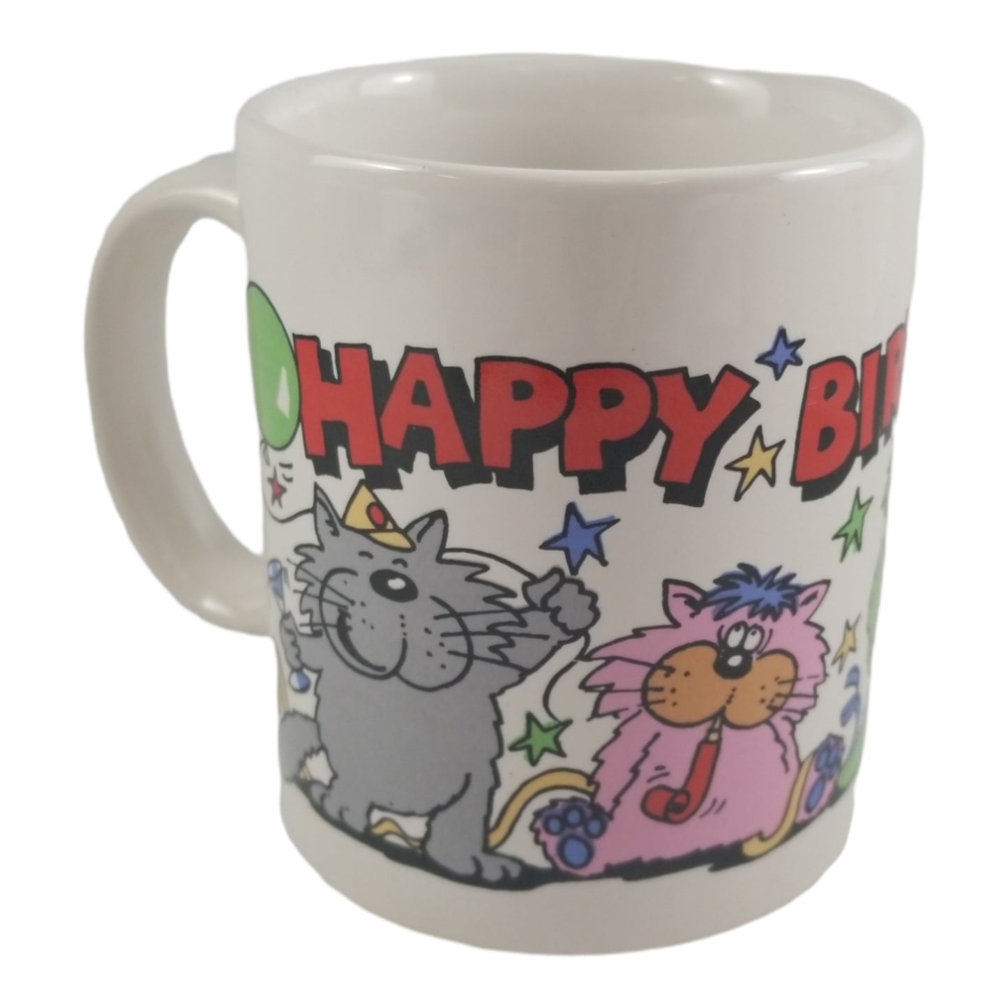 6796 - Happy Birthday Cats Mug - |7-28|