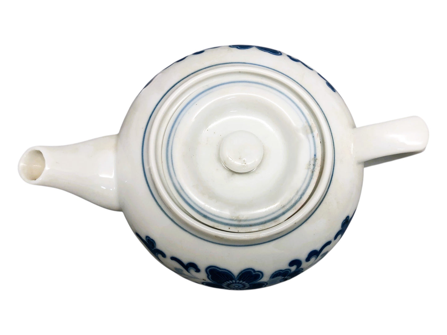 6890- Blue Flower Tea Pot Porcelain Teapot With Lid |9-18|