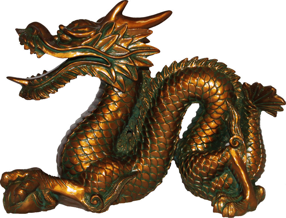 6965 - 6" Bronze Dragon - Winding Orb - |Z-71|