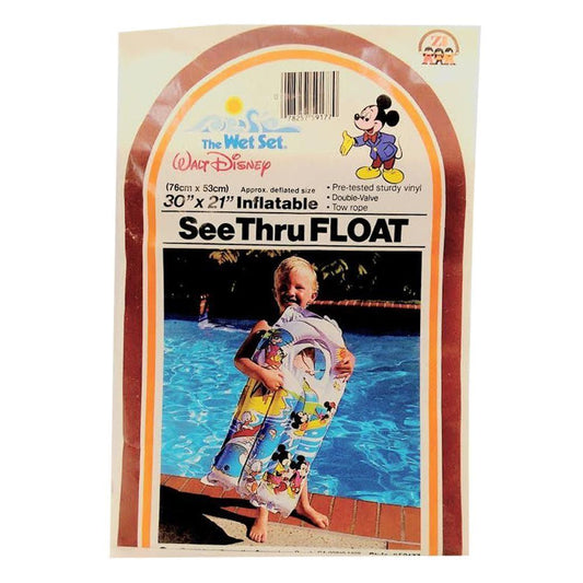 697 - Set of Two DISNEY MICKY MOUSE, DONALD DUCK See Thru Float 30"x21" Mickey Mouse |12-25|