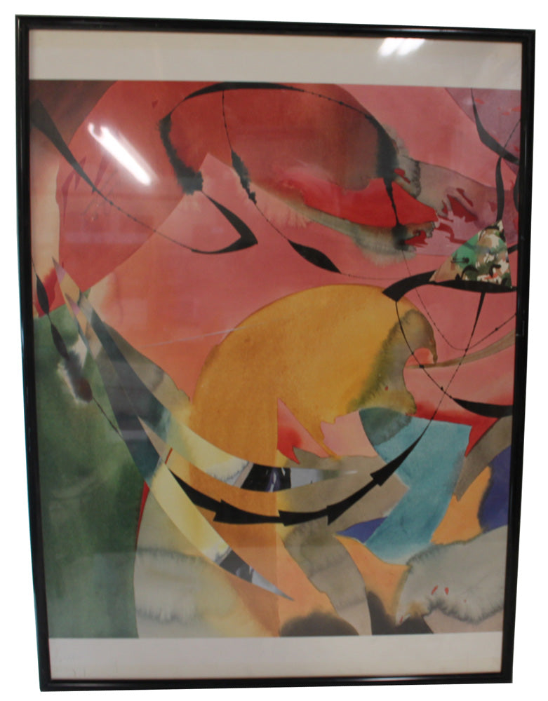 7383 - 34"x25" Boomerang Arrows Frame - |11-1|